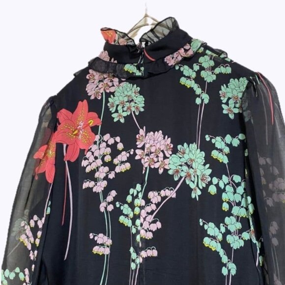 GiAMBA floral silk blouse - Picture 6 of 10
